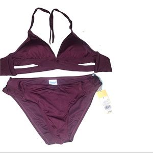 Small Maroon Kona Sol Bikini 👙BNWT